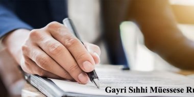 Gayri Sıhhi Muessese Beyan Formu
